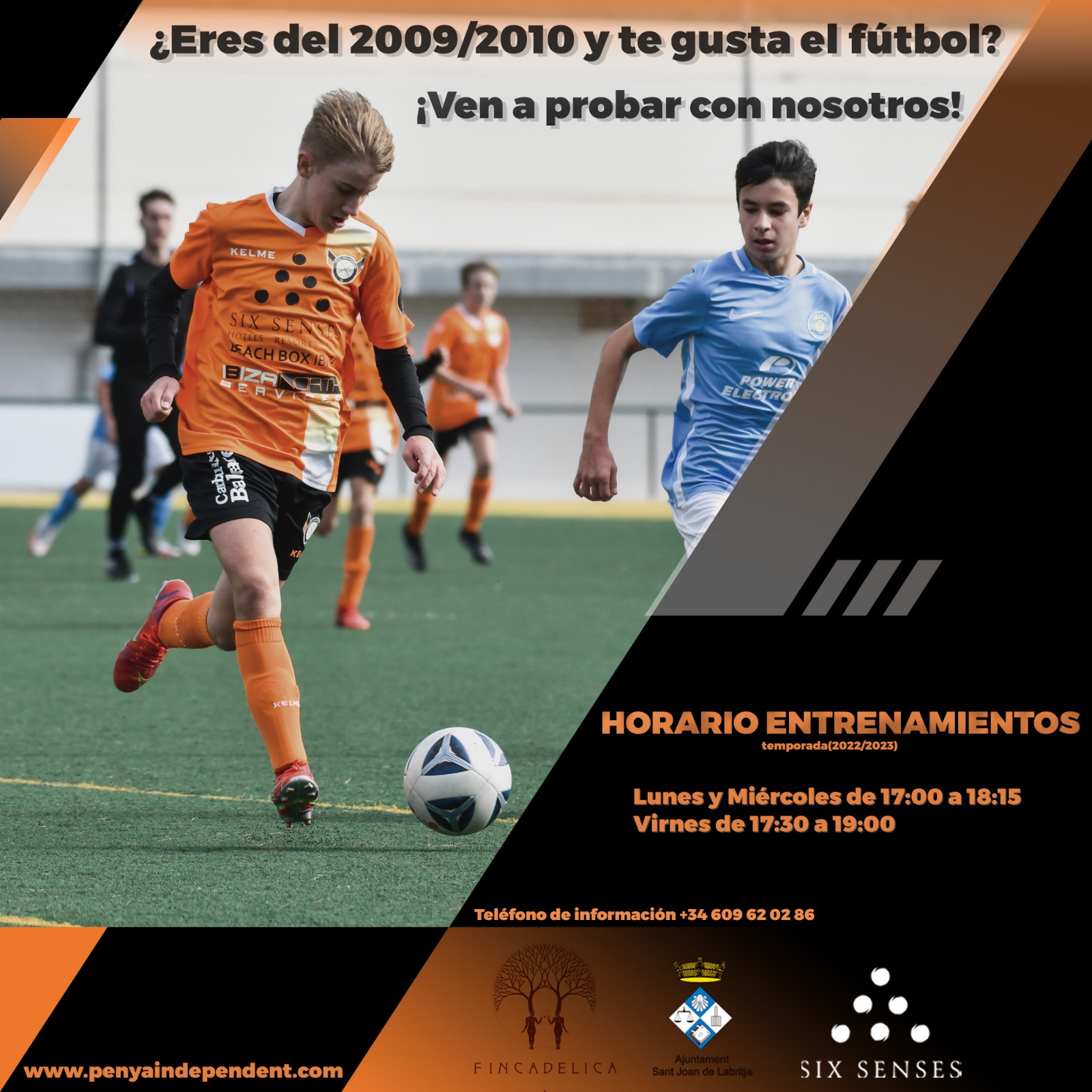 Si eres del 2009-2010 ven a probar con la Penya Independent